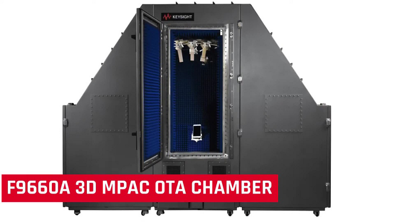 Introducing Keysight's F9660A 3D MPAC OTA Chamber